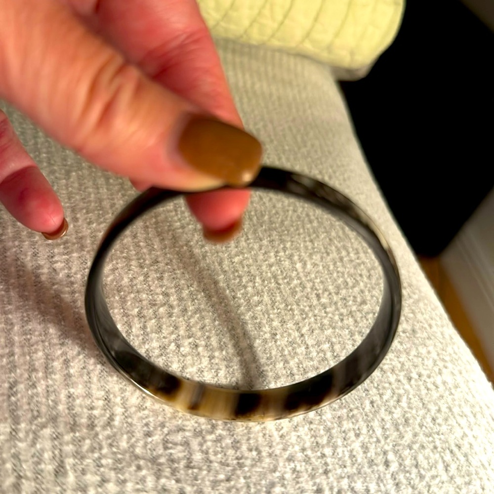 Vintage petrified wood bracelet from Vietnam. Excellent piece. Great condition.